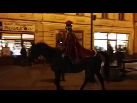 Wjazd św. Marcina na rynek w Mikołowie