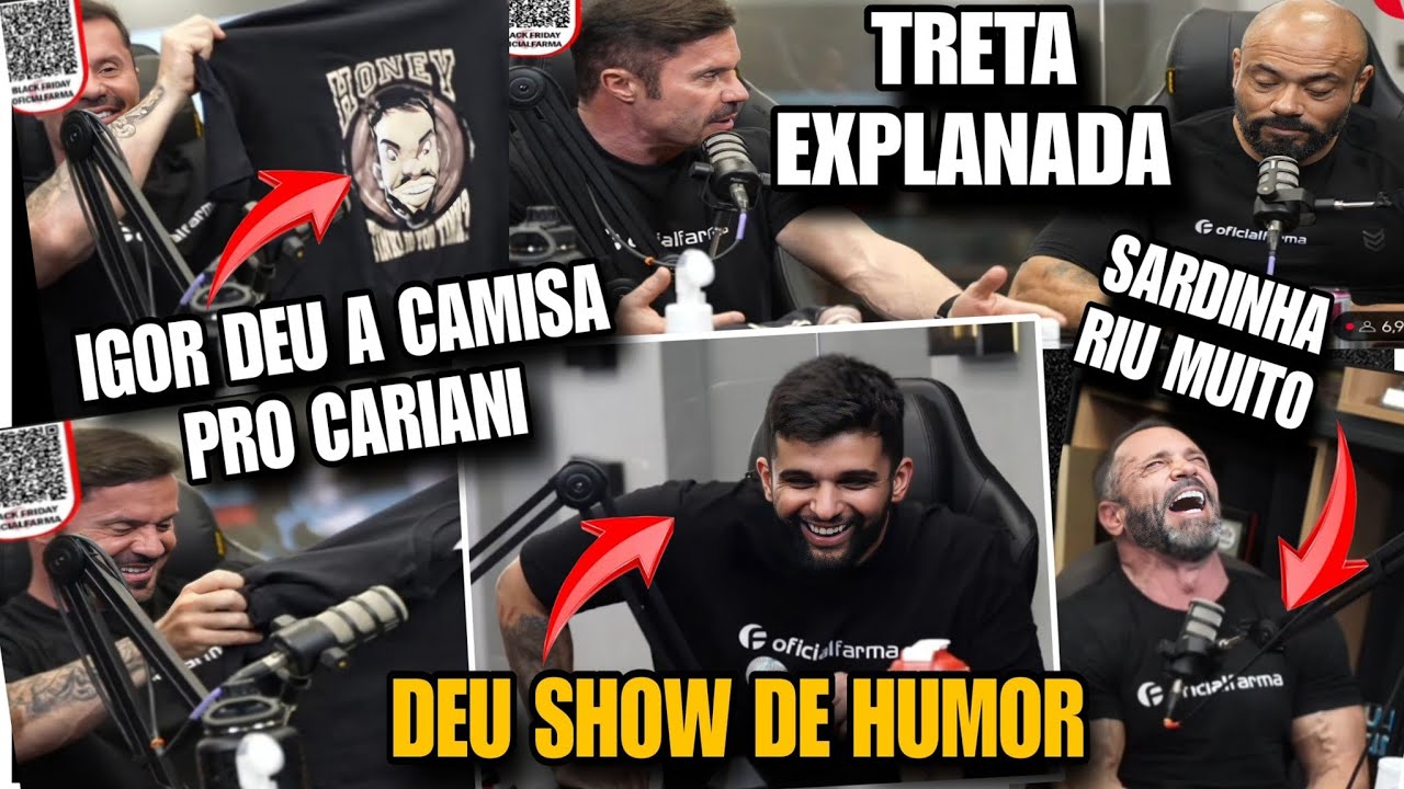 IGORFINA FAZ PARTICIPAÇÃO SENSACIONAL NA LIVE JUNTO COM CARIANI,SARDINHA,BALESTRIN E DUDU TOMAHAWK