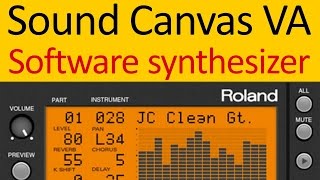 Video thumbnail for Roland Sound Canvas VA Software Synthesizer with DOSBox and ScummVM by PhilsComputerLab