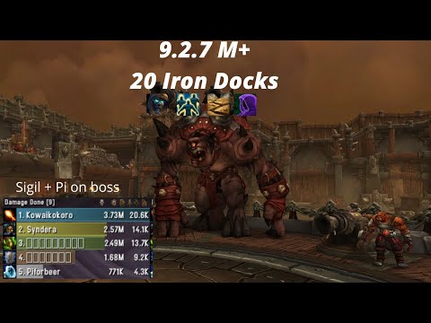 9.2.7 M+ - Iron docks 20 - Fire Mage POV