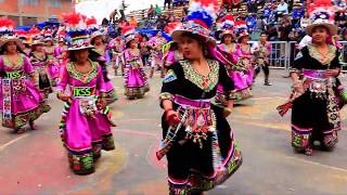 preview picture of video 'Carnaval de Oruro: Tinku San Simon TKSS traditional Bolivian dancing Oruro Carnival (HD long version'