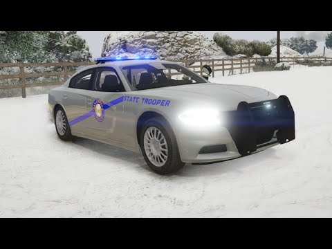 LSPDFR 0.4.4 - KENTUCKY STATE POLICE - SNOW PATROL - 2019 DODGE CHARGER AWD
