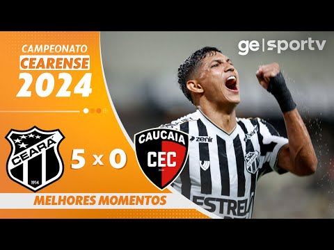 Gols e lances de Ceará x Caucaia