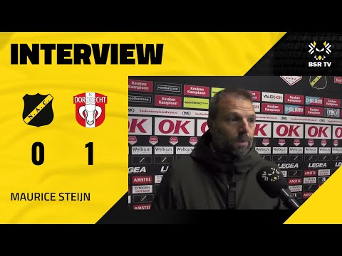 BSR TV: Maurice Steijn na NAC - FC Dordrecht (0-1)
