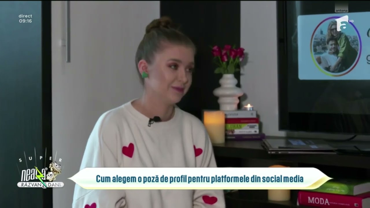 Cum îți alegi poza de profil? Georgiana Mihăilă la Neatza cu Răzvan și Dani