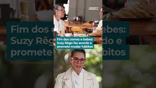 Fim dos comes e bebes: Suzy Rêgo faz acordo e promete mudar hábitos | #DomingoEspetacular #shorts