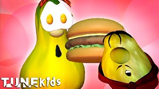 Mr. Lunt Sings &quot;His Cheeseburger&quot; | VeggieTales | TUNE: Kids