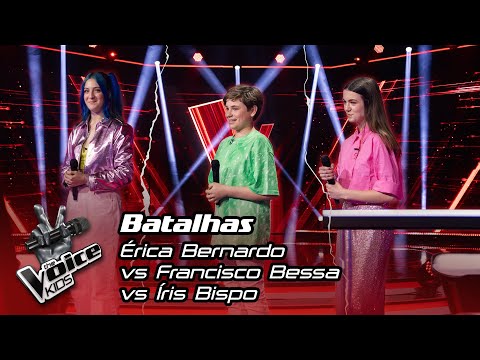 Érica Bernardo vs Francisco Bessa vs Íris Bispo | The Battles | The Voice Kids