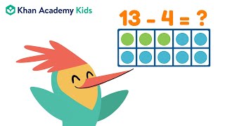 Subtracting with Ten Frames | How to Subtract  | Khan Academy Kids