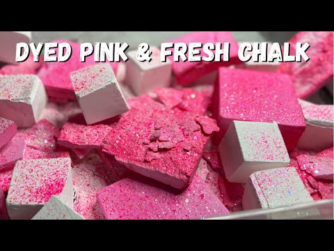 Dyed Pink Chalk and Fresh Chalk 🌺 | CCXLVII