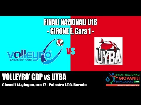 Ore 18.15 - Finali Nazionali U18 - Girone E: Volleyrò CDP / UYBA