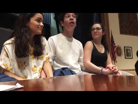 Rehearsing "Who I'd Be"- Shrek the Musical