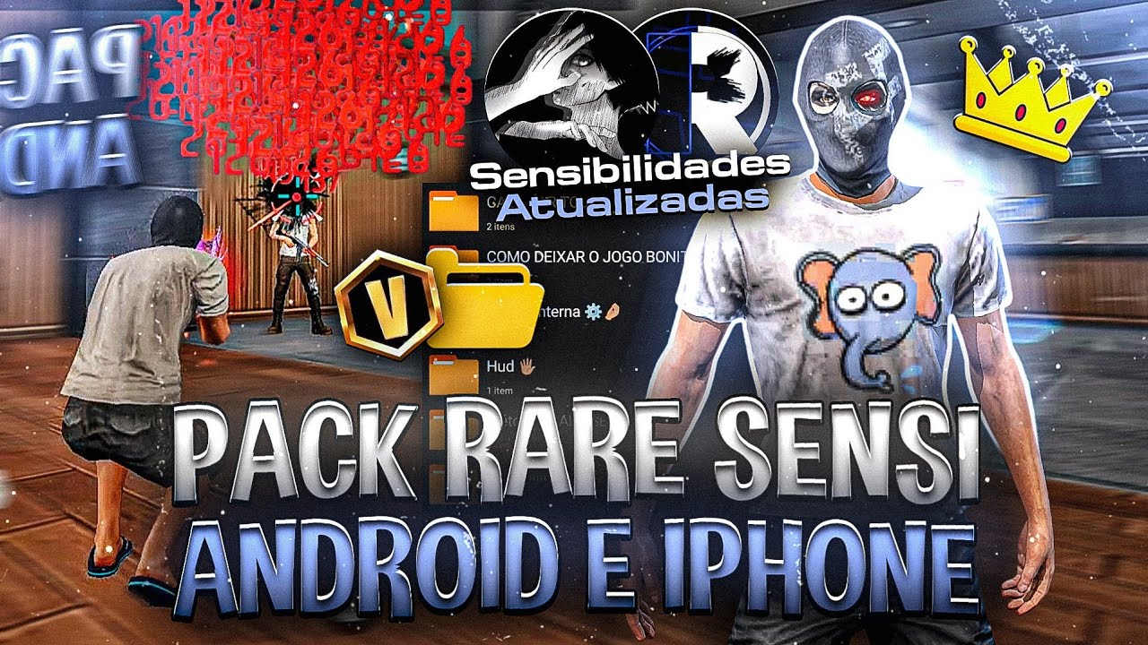 Saiu! ☠️ PACK de SENSI da RARE SENSI 📂 [PARA TODOS OS CELULARES ANDROID] - ATUALIZADO 📲