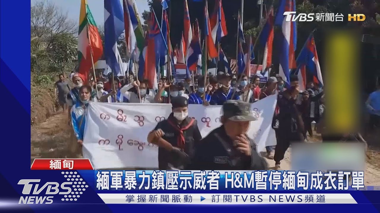 不滿軍警搜民宅 仰光居民違抗宵禁令上街