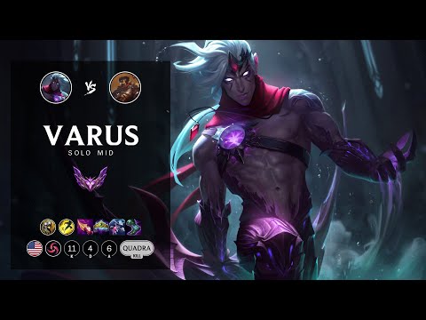 Varus Mid vs Viktor - NA Master Patch 12.13