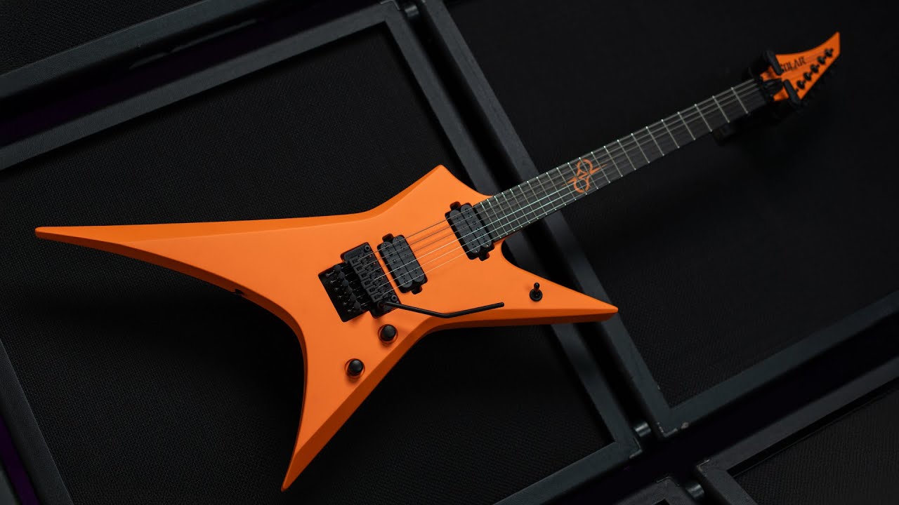 Solar X2.6FRON+ Electric Guitar - Orange Neon Matte