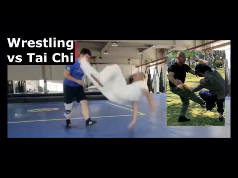 When Tai Chi Guys Challenge Wrestlers (Shuai Jiao and Western Wrestling)
