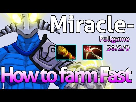 Miracle- Dota 2 : Sven Vol.3 - [Carry] How to farm fast like Miracle-