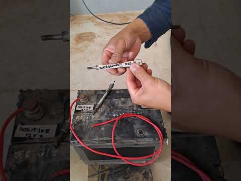 How to test glow plug on a battery in easiest way.