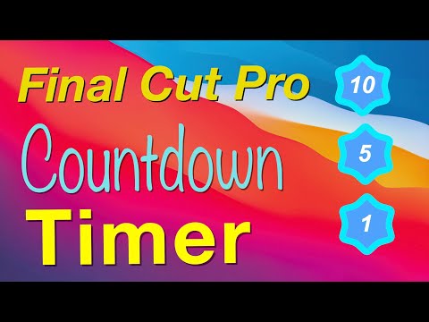 Build your own timer - No Plugins required - Final Cut Pro