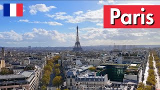 Paris 🇫🇷 Arc de Triomphe Rooftop View 4K