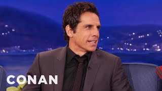 Ben Stiller Has Handprints At Grauman's Chinese Theater | CONAN on TBS