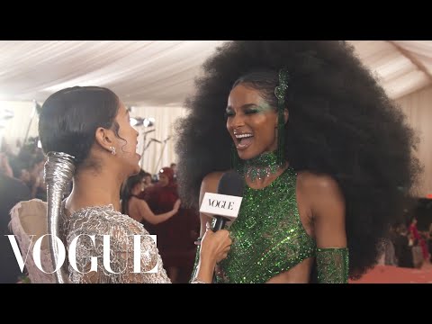 Ciara on Her Diana Ross-Inspired Met Gala Look｜Met Gala 2019 With Liza Koshy｜Vogue (Ciara on Her Diana Ross-Inspired Met Gala Look | Met Gala 2019 With Liza Koshy | Vogue)