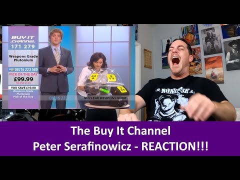 American Reacts Peter Serafinowicz - The Buy It Channel REACTION