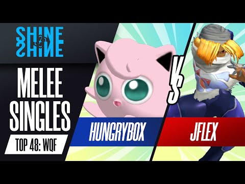 Hungrybox vs Jflex - Melee Singles Top 48: WQF - Shine 2022 | Jigglypuff vs Sheik