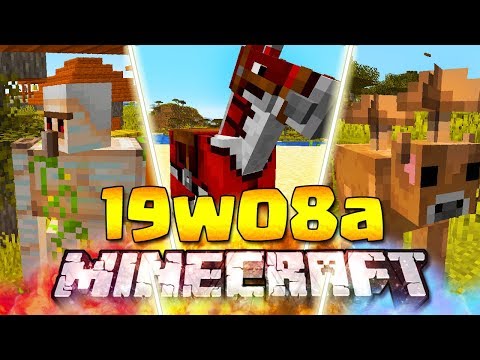 NUOVA ARMATURA - Minecraft ITA - 19w08a: Mooshroom Marrone & Iron Golem