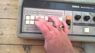 Video thumbnail for MY KORG RHYTHM 33 ... by MssMoonlight .... Great vintage SOUND - KR-33 Drum Machine demo by mssmoonlight