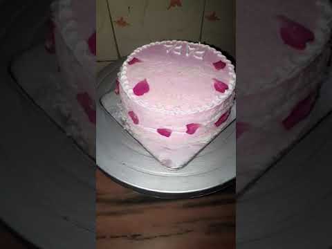 🌹rose coconut cake made by me