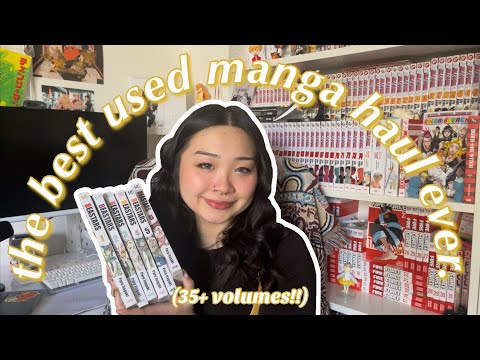 the best used manga haul ever. (35+ volumes)