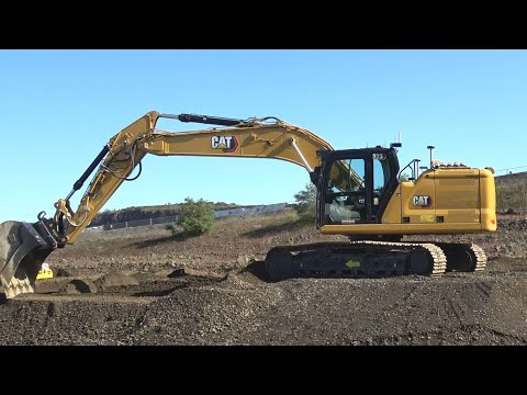 Caterpillar Kettenbagger 323 im Einsatz & Technische Daten