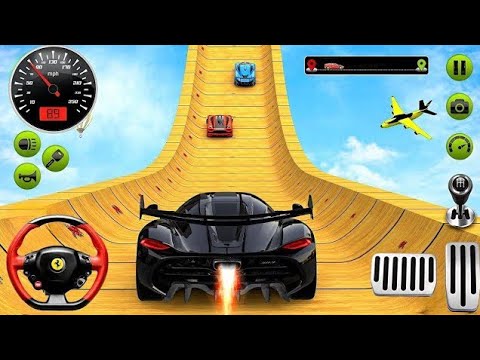 Crazy Ramp Car  Stunts Racing 2024 - Impossible GT Car Mega Tracks Simulator 3D: Android Gameplay #2