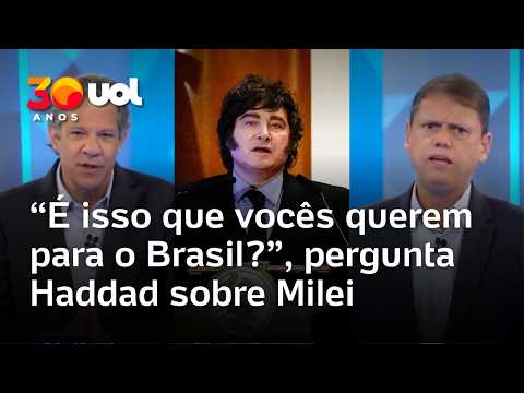 Debate na Globo: Haddad x Tarcísio vai de Casas Bahia e Petrobras até Milei