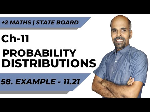 12th | eg. 11.21  | Probability Distributions | Chapter 11 | State Board | ram maths
