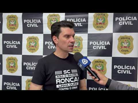Delegado geral da Polícia civil de Santa Catarina Ulisses Gabriel fala sobre os trabalhos da Polícia