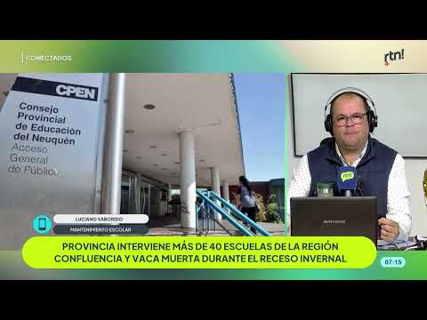 #conectadosrtn La Provincia realizará obras de mantenimiento en más de 40 escuelas durante el receso