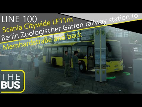 The Bus | LINE 100! | Scania Citywide | Berlin Zoologischer Garten station to Memhardstraße and back