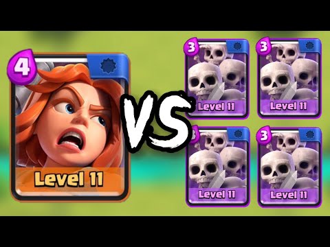 1 Valkyrie vs 8 Skeleton Armies