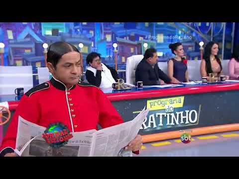 Faxinildo e Palhaço Gremoso no programa do ratinho...