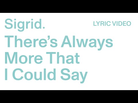 Video thumbnail for There’s Always More That I Could Say