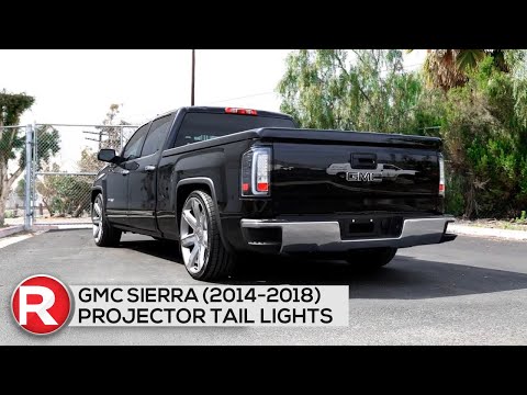 Spec-D LED Tail Lights GMC Sierra (2014-2018) Black / Clear - DIY How To Install & Features Review