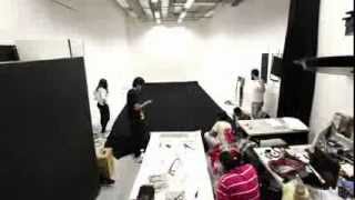 Time Lapse do processo de montagem e gravação do clipe de "Tempos de Maracujá"