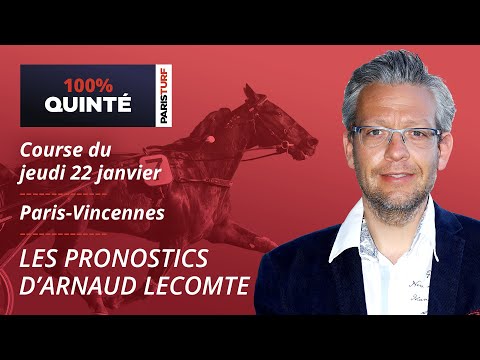 Pronostics Quinté PMU - 100% Quinté du Jeudi 22 janvier à Paris-Vincennes