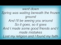 Kim Richey - So It Goes Lyrics