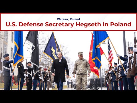 Live: U.S. Defense Secretary Hegseth in Poland | Military Ceremony | Europe Security | NATO