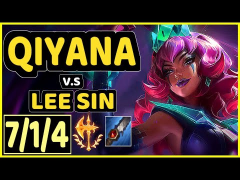 REVOLTA (QIYANA) vs LEE SIN - 7/1/4 KDA JUNGLE CHALLENGER GAMEPLAY - BR