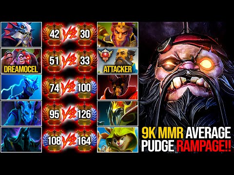 [GAME 2] 9K AVG MMR!!! RAMPAGE PUDGE WON AGAINST ATTACKER AS GRANDMASTER KUNKKA | Pudge Official